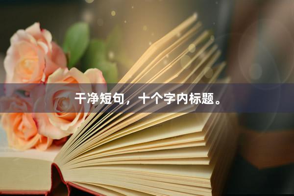 干净短句，十个字内标题。